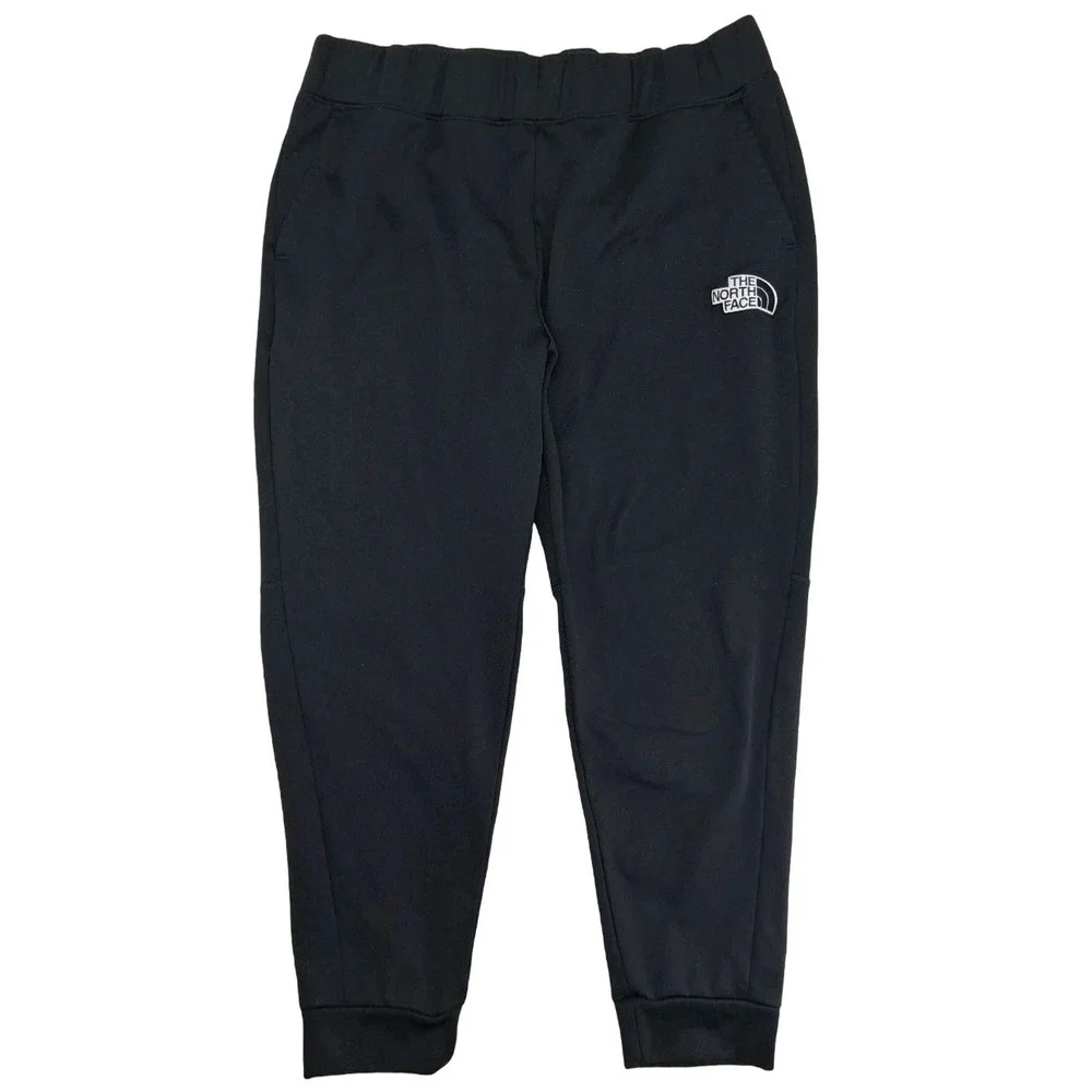 The North Face Jogger Pants Mens 2XL Black Fleece Elastic Waist Sweatpants
